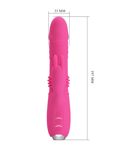 Zeka vibrator sa dodatkom za klitoris